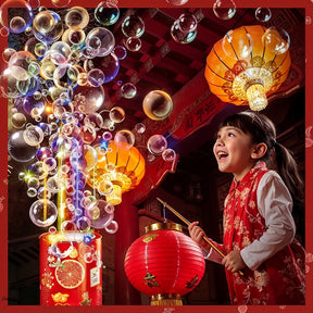 Electric Bubble Blower with Firecracker Sound & Lights – Party Fun