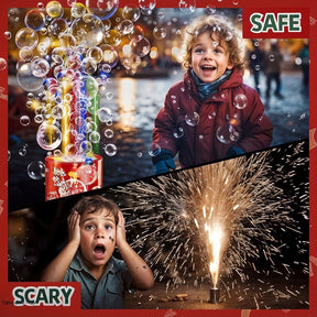 Electric Bubble Blower with Firecracker Sound & Lights – Party Fun