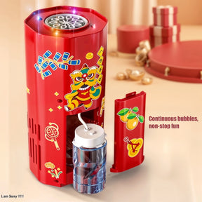Electric Bubble Blower with Firecracker Sound & Lights – Party Fun