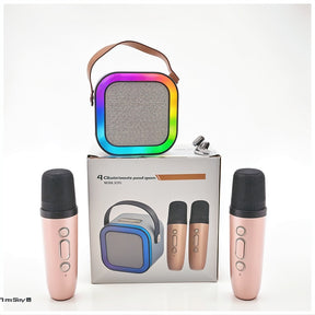 K12 Mini Wireless Mic Speaker with RGB Lights
