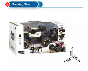 Large Rock Crawler Electric RC Vehicles Alloyed R-C Car Remote Control Toy Cars Controlled Drive Off-Road Toys Off-Road Truck 4 Wheels Drive SUV Buggy Car 1:16 Scale RC Climbing High Speed Car for Boys Kids