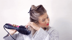 Electric 3 in 1 Hot Air Brush – Hair Dryer, Straightener & Curler Brush (Ceramic Coated)